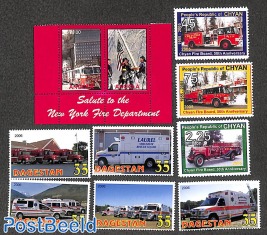 Cinderella stamps Fire Fighters