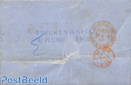 Letter from St. Petersburg to Arnhem (NL)