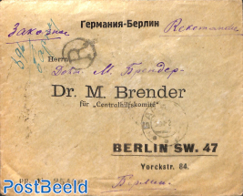 Registered letter to Berlin