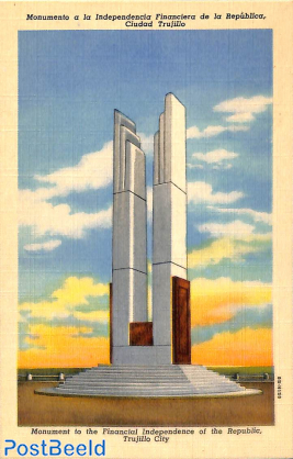 Postcard 9c, Monument