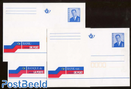 Postcard set, Postal Bank (3 cards)