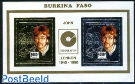 John Lennon 2 s/s (silver/gold)