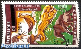 the elephant the chicken and the dog, overprint