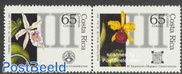 Spanish stamp expo, orchids 2v [:]