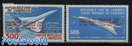 Concorde flight overprints 2v