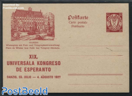 Illustrated Postcard, Esperanto, 20pf, Winterplatz