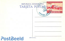 Illustrated Postcard 5c, unused with postmark