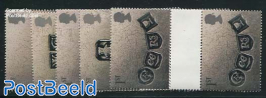 Greeting Stamps 5v, Gutter pairs