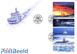 Ice breaker ships 4v in booklet