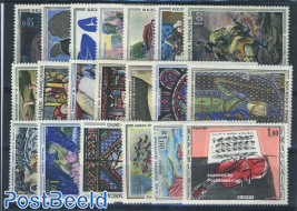 Art stamps France 1961/1965, 20 stamps