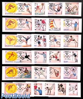 Olympic Games 25v, imperforated