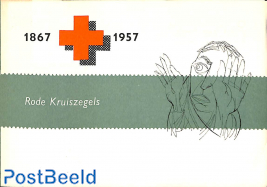 Original Dutch promotional folder from 1957, Red Cross, Dutch language
