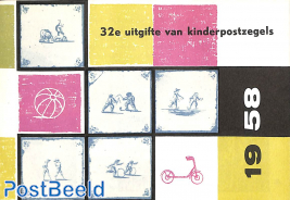 Original Dutch promotional folder from 1958, Child welfare, Dutch language