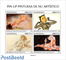 Pin up nude art