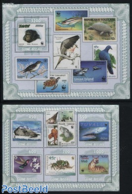 WWF Stamps 2 s/s