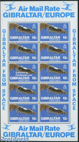 Gibraltar from space minisheet