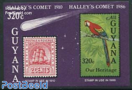 Halleys Comet s/s imperforated