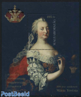 Maria Theresia s/s, Joint Issue Austria, Croatia, Slovenia, Ukraine
