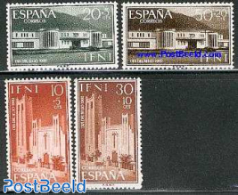 Stamp Day, architecture 4v