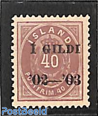 40A, perf. 12.75, Stamp out of set