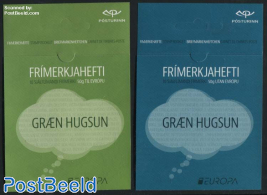 Europa, Think Green 2 booklets (s-a)