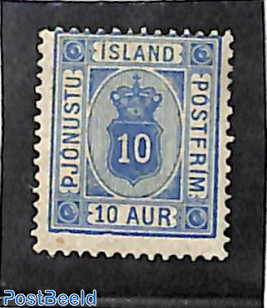 10A Blue, Perf. 14:13.5, Stamp out of set