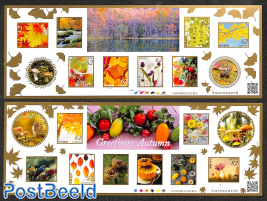 Autumn wishing stamps 20v (2 m/s) s-a
