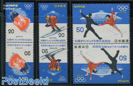 Olympic winter games 3 Tete-Beche pairs