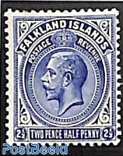 2.5d, blue, Stamp out of set