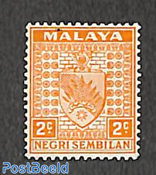 Negri Sembilan, 2c, stamp out of set