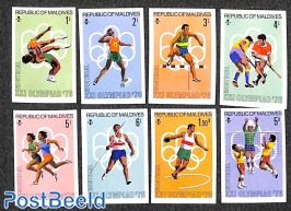 Olympic games 8v, imperforated