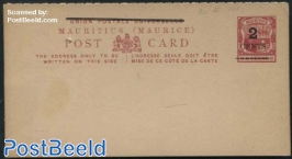 Reply Paid postcard 2CENTS/2CENTS on 8c/8c