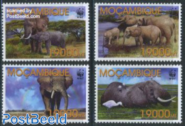 WWF, Elephants 4v
