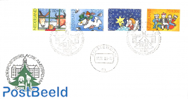 Kinderpostzegelactie Amsterdam, Cover with special cancellation set