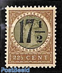 17.5c Overprint, Stamp out of set