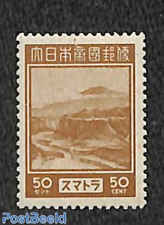 50c, Sumatra, Stamp out of set