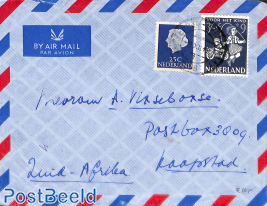 Airmail letter to Cape Town