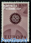 45c, Europa CEPT, normal paper, Stamp out of set