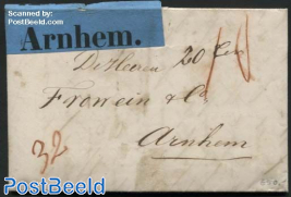 Letter from Nijkerk to Arnhem