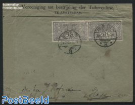 Cover with 2x NVPH No. 86, Postmark: 23-12-06