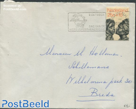 Envelope to Breda with nvph no.987