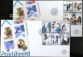 Christmas 10v FDC (2 envelopes)