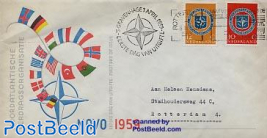 NATO 2v FDC with address