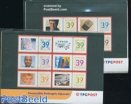 Personal stamps 10v Presentation pack A+B
