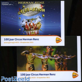 Circus Herman Renz, presentation pack 443 (A+B)