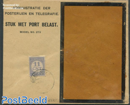 Envelope from The Netherlands, postage due 11 cent