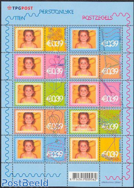 Personal stamps 10v m/s
