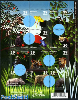 Zoo animals 12v m/s (with hidden messages in blue)