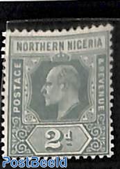 Northern Nigeria, 2d, WM Multiple Crown-CA, Stamp out of set