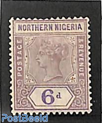 Northern Nigeria, 6d, Stamp out of set